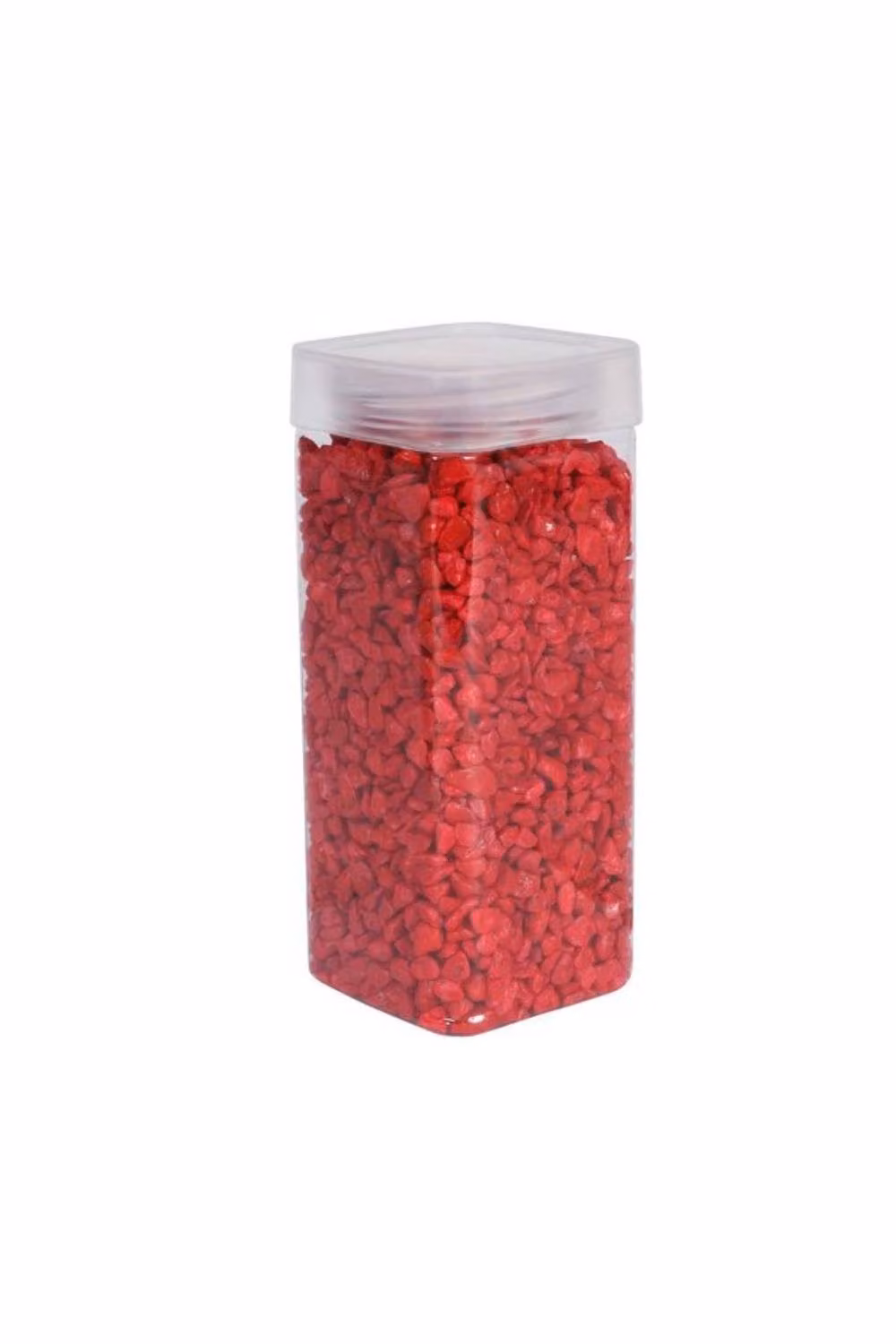 KDMD Red Pebbles in Square Glass Jars, 900g per jar, 3 Pack – 2