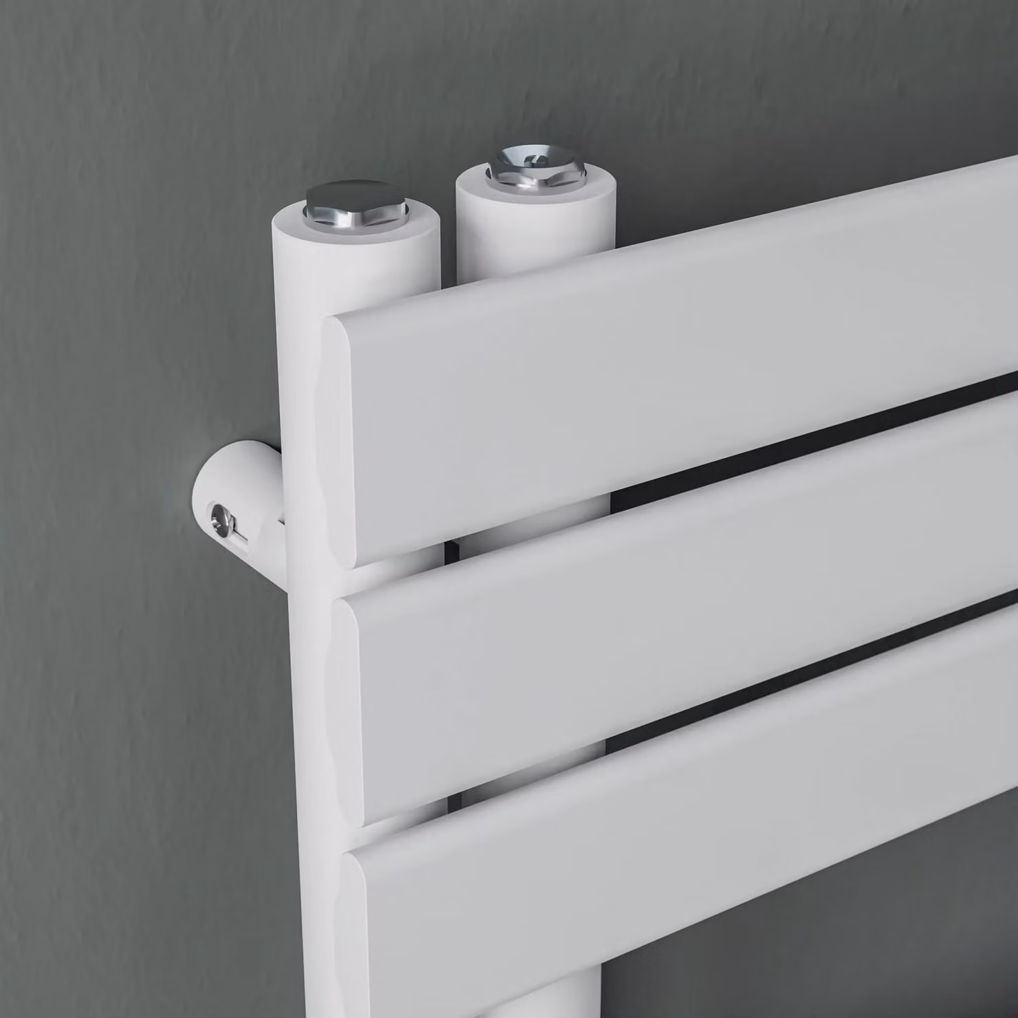 Agadon Lola Open Electric Designer Towel Radiator in White, W: 50 cm, H: 75 cm – 3