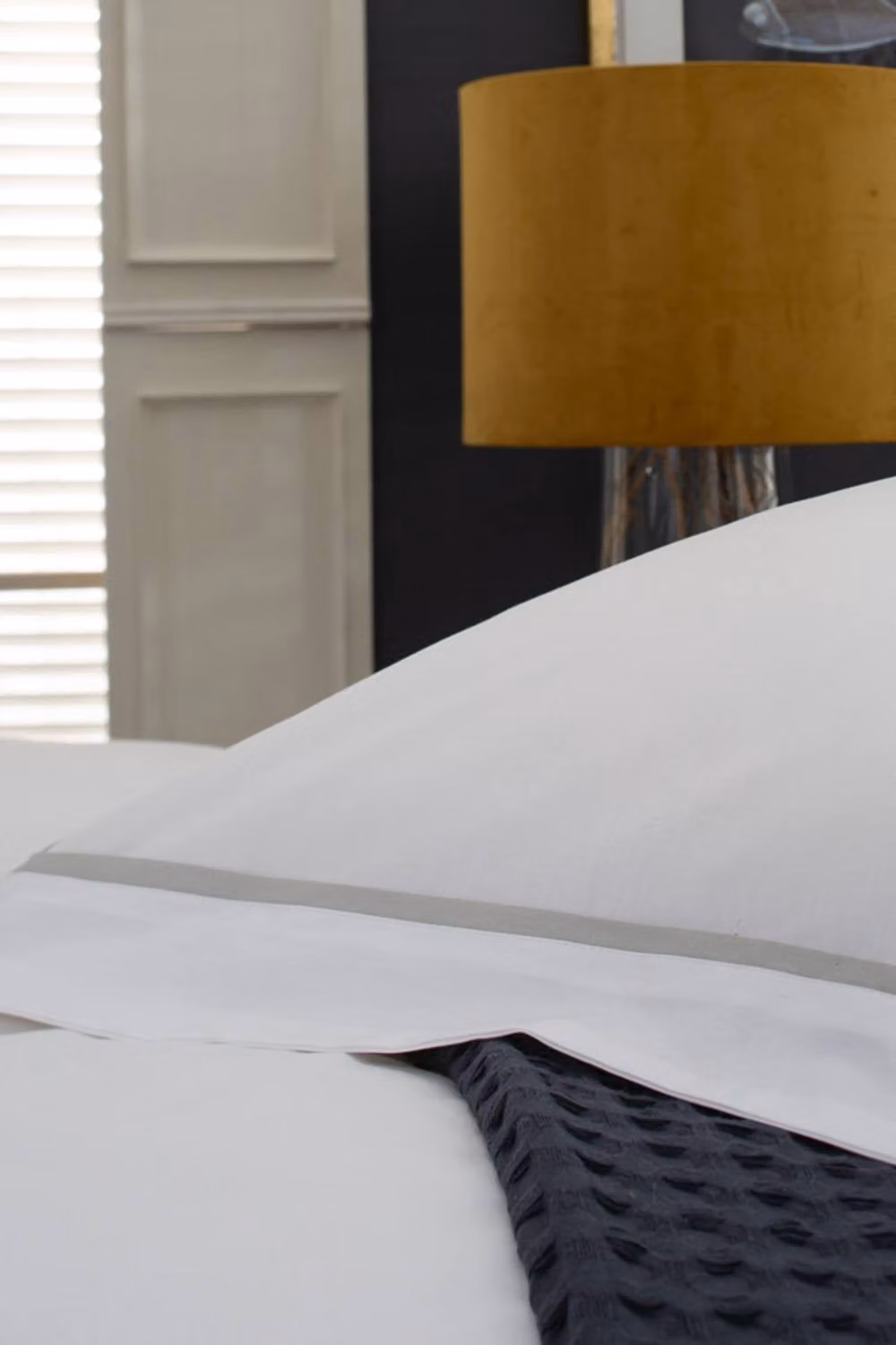 The Lyndon Company Hampstead 200 Thread Count 100% Cotton Duvet Cover and Pillowcase Set in Silver, Single (90 x 200 cm) – 2