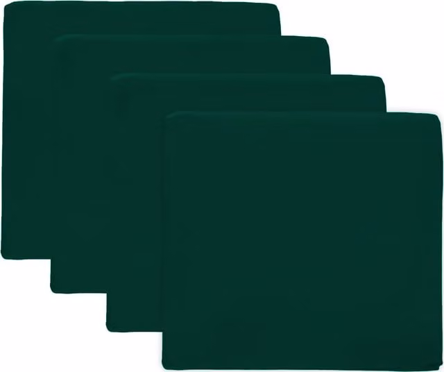 Gardenista Green Outdoor Garden Chair Seat Pad, W/D: 44 x 50 cm, Pack of 4