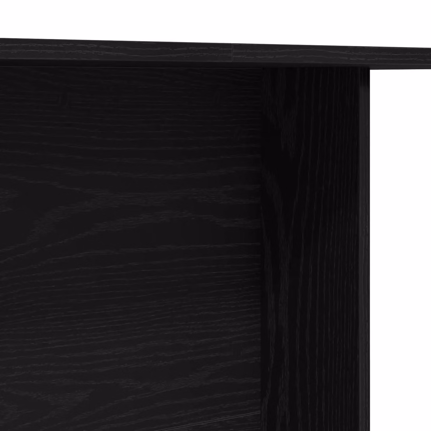 Berkfield Home Modern Rectangular Dining Table in Black Oak, W/D/H: 110 x 60 x 75 cm – 4