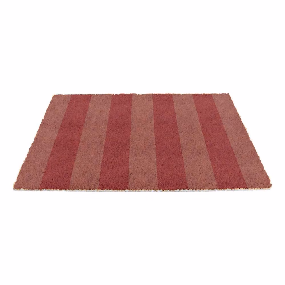 Artsy Mats Pink Stripe Coir Doormat in Brown, W/D: 60 x 40 cm – 4