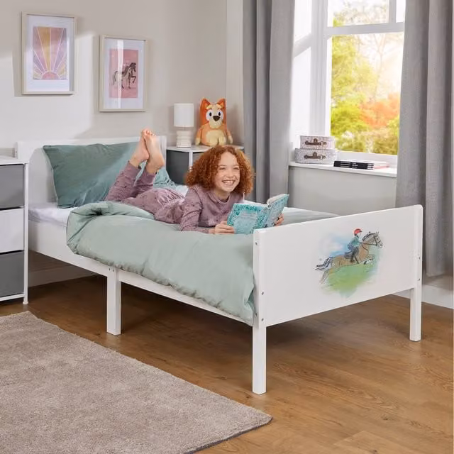 Liberty House Toys Kids Single Bed in White