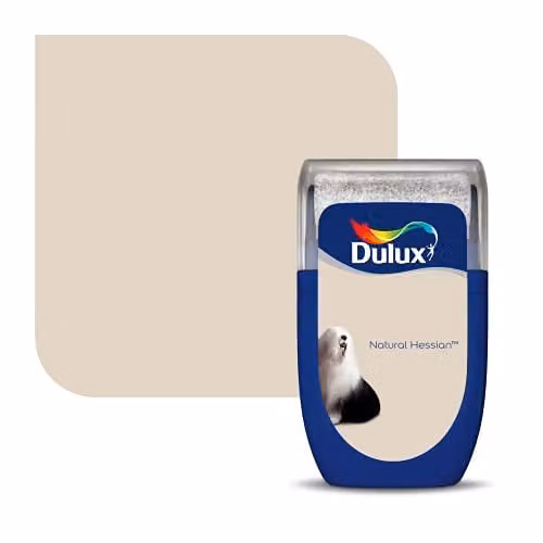 Dulux Matt Walls and Ceilings Tester Paint, Beige, 30 ml