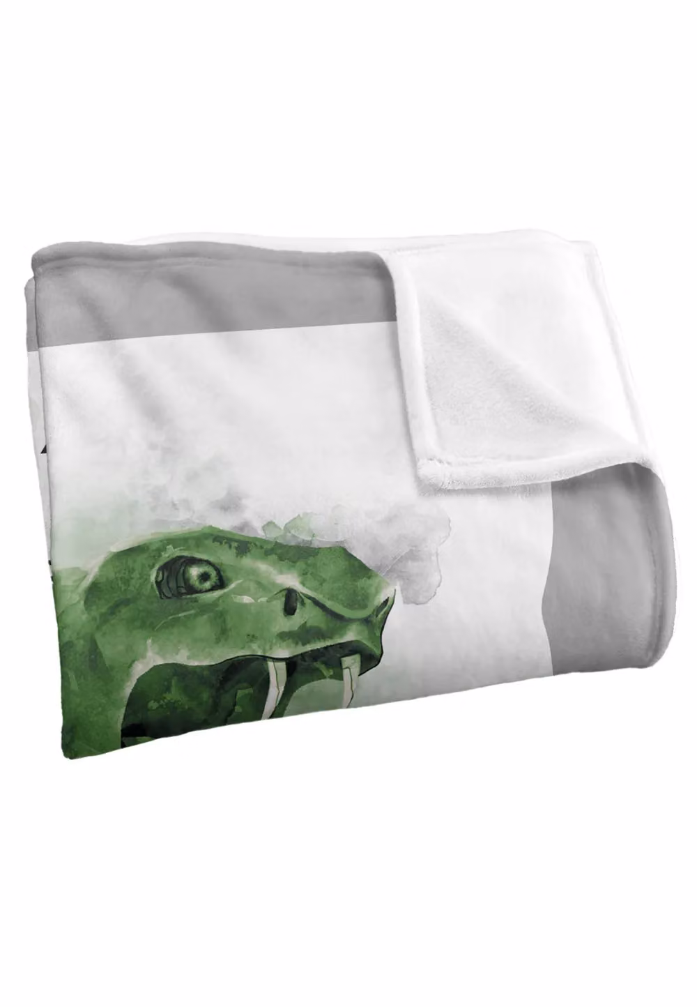 LOGOVISION Harry Potter Slytherin White Fleece Throw Blanket W/D/H: 152 x 127 cm – 3
