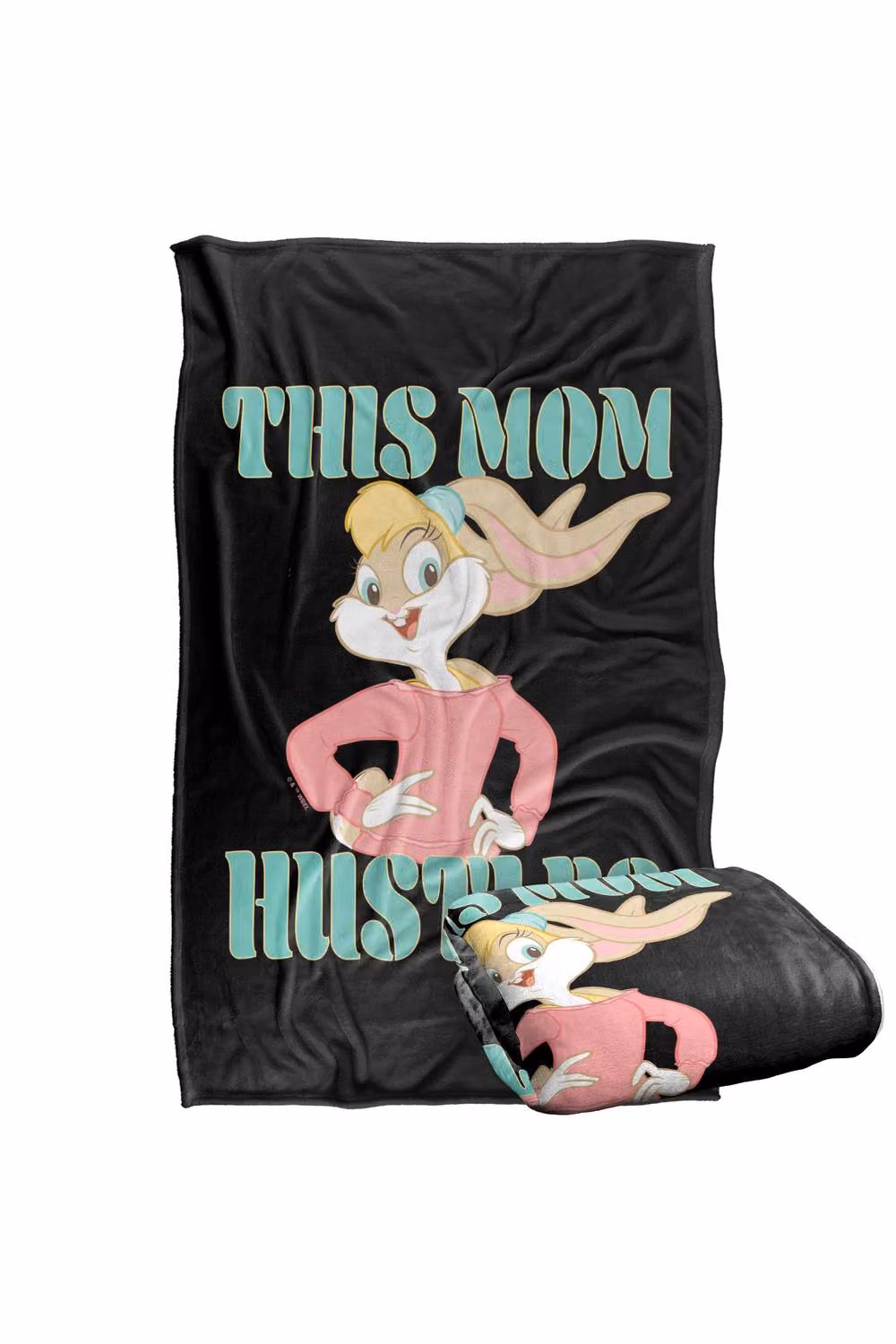 Warner Bros. Looney Tunes Lola This Mom Hustles Super Soft Silky Touch Throw Blanket, Multicolour, W: 152 cm, D: 127 cm – 7