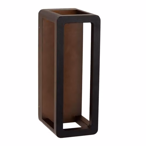 Lucide Narvik LED Wall Light, Black, IP65, Warm White 3000K – 3