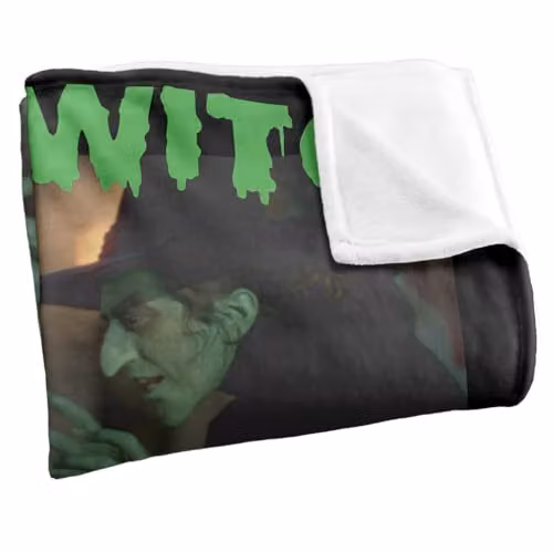 Warner Bros. The Wizard Of Oz Whats Your Excuse Super Soft Silky Touch Fleece Throw Blanket, Multicolour, W: 152 cm, D: 127 cm – 2