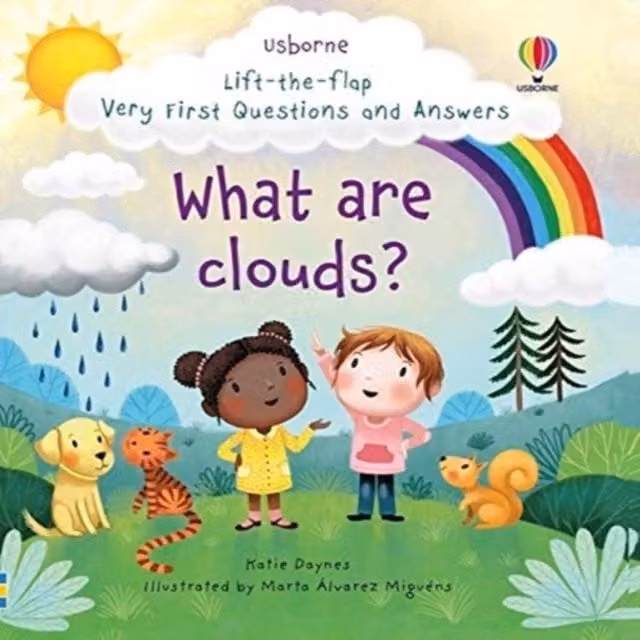 Katie Daynes Very First Questions and Answers What are clouds? Multicolour Board Book