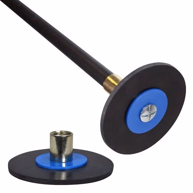 Universal Textiles Rubber Plunger with 4 Universal Fittings in Black and Multicolour