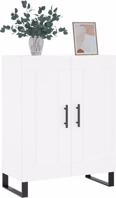 Berkfield Home White Modern Sideboard, W/D/H: 69.5 x 34 x 90 cm – 1