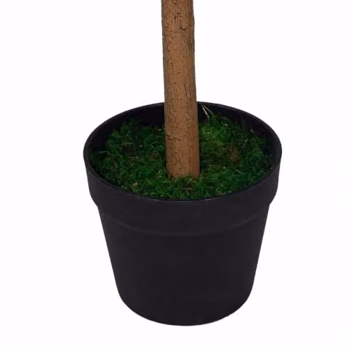 Leaf Design UK Pair of Green Artificial Bay Topiary Ball Trees, Height: 120 cm – 5