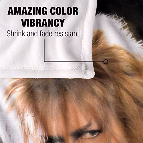 LOGOVISION Jim Henson Labyrinth Jareth Crystal Ball Super Soft Fleece Throw Blanket, Multicolour, W: 91 cm, D: 147 cm – 3