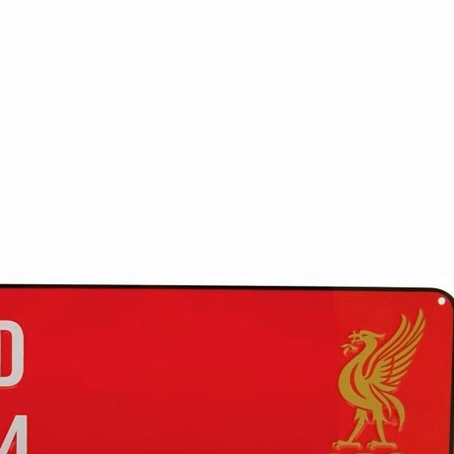 Liverpool FC Metal Street Sign in Red and White – 2