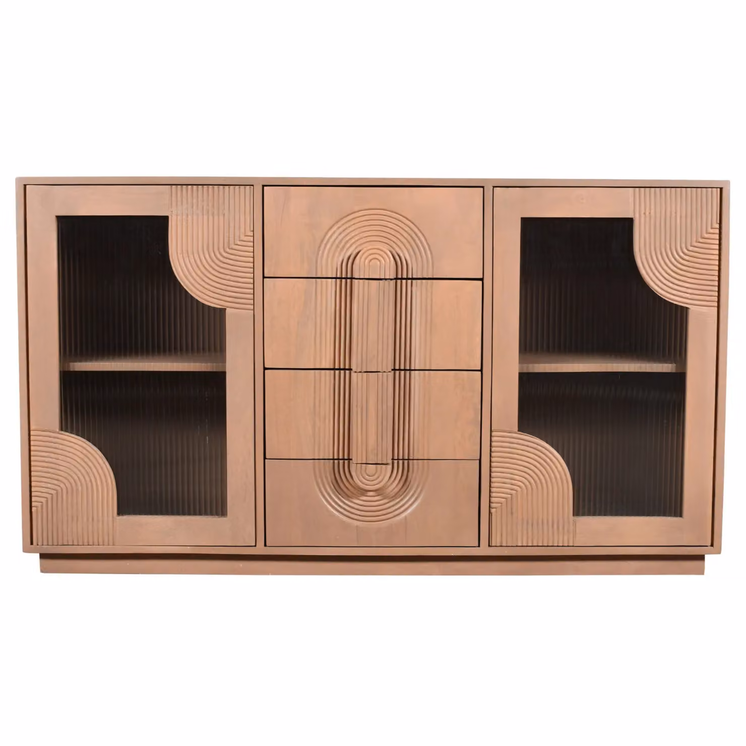 IH Design Jodhpur Extra Large Mango Wood Sideboard in Brown, W/D/H: 150 x 40 x 85 cm – 2