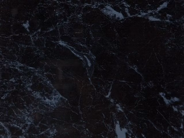 Neptune Black Marble Stone Look Bathroom Wall Panel W: 100 cm, H: 240 cm, D: 1 cm