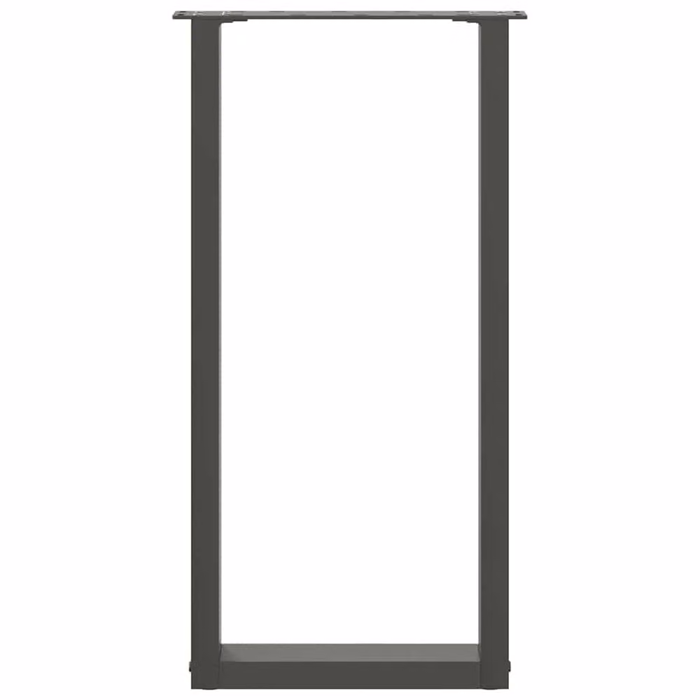 Berkfield Home U-Shaped Steel Coffee Table Legs, 2 Pieces, Anthracite and Black, W: 28 cm, H: 72-73 cm – 3