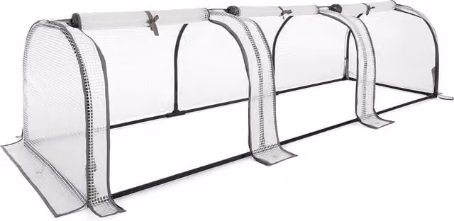 Christow Grow Tunnel with Reinforced Cover in Black