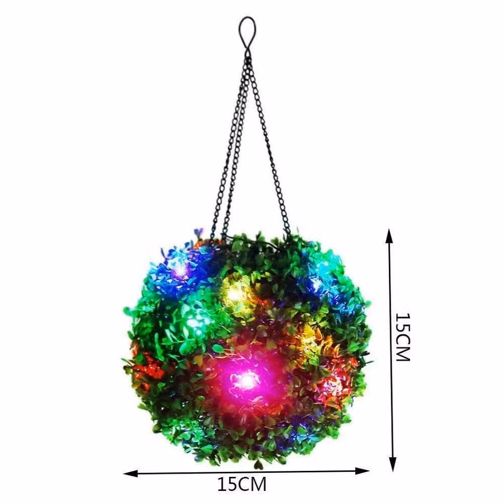 Kelvenix Multicolour Solar Powered Topiary Ball Lights with Dusk Sensor – 2