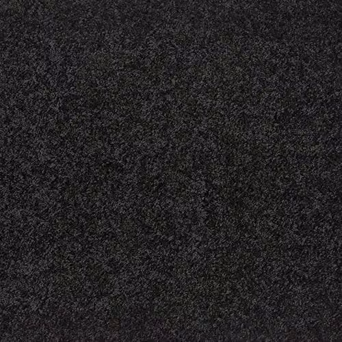 THE RUGS My Mat Black Washable Non Slip Shaggy Rug W: 60 cm, D: 60 cm, H: 1 cm – 3
