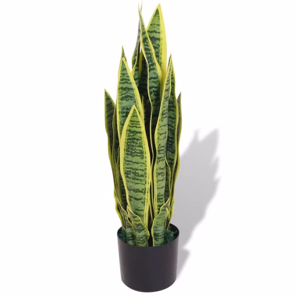 Berkfield Home Artificial Green Sansevieria Potted Plant, Height: 65 cm – 2