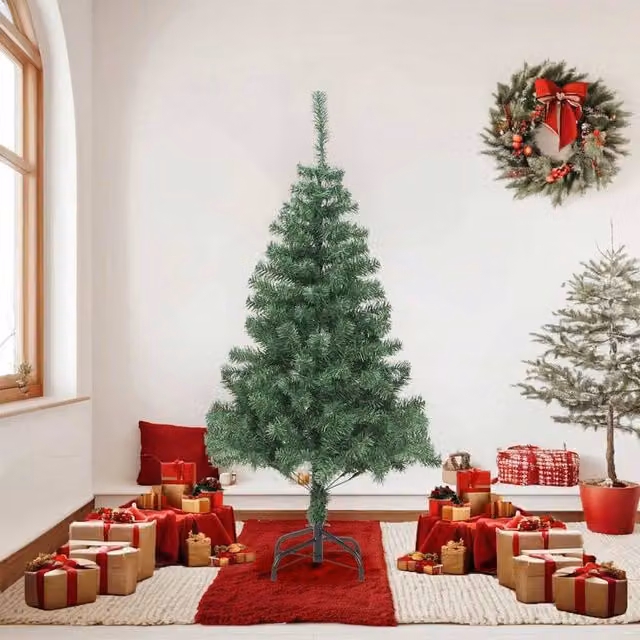 Berkfield Home Artificial Green Christmas Tree with Stand, Height: 180 cm