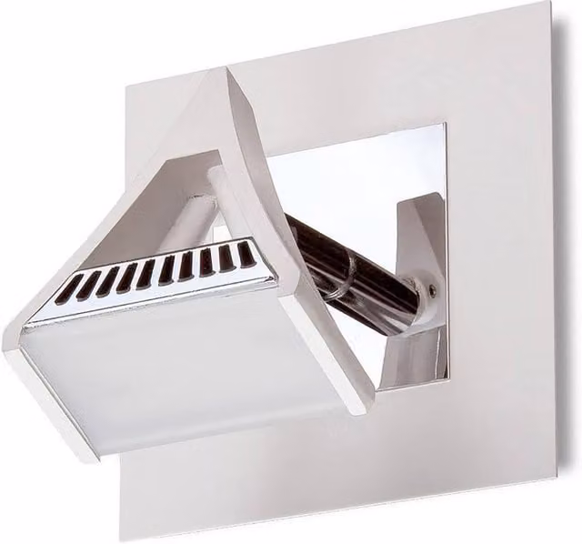 Netlighting Filippo LED Spot Light, 5W, 3000K Warm White, 450lm, Matt White and Chrome – 1