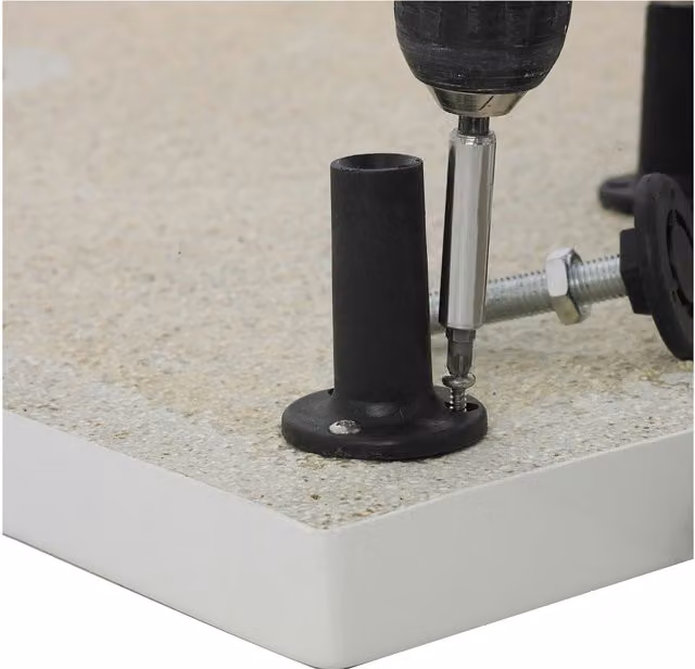 Balterley Shower Tray Leg Set and Plinth Kit in White for 1200mm x 900mm Trays