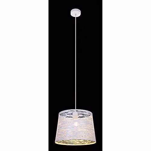 Netlighting Becca White Dome Pendant Ceiling Light with E27 Socket and Adjustable Height – 2