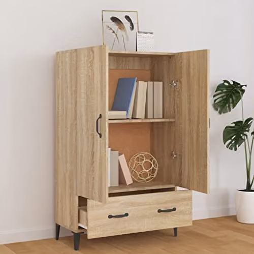 vidaXL Highboard in Brown, W/D/H: 70 x 31 x 115 cm – 2