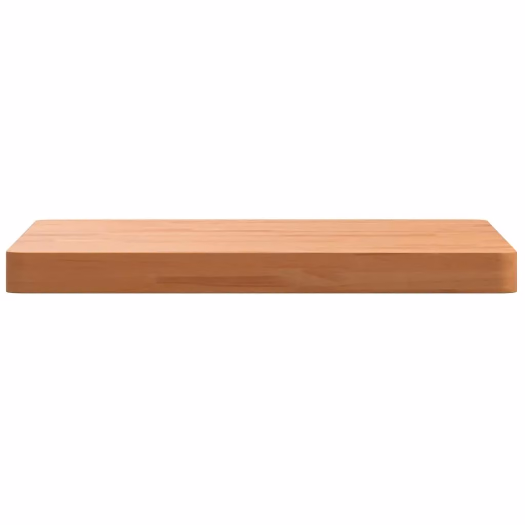 Berkfield Home Square Solid Wood Beech Table Top, Brown, W/D/H: 50 x 50 x 4 cm – 2