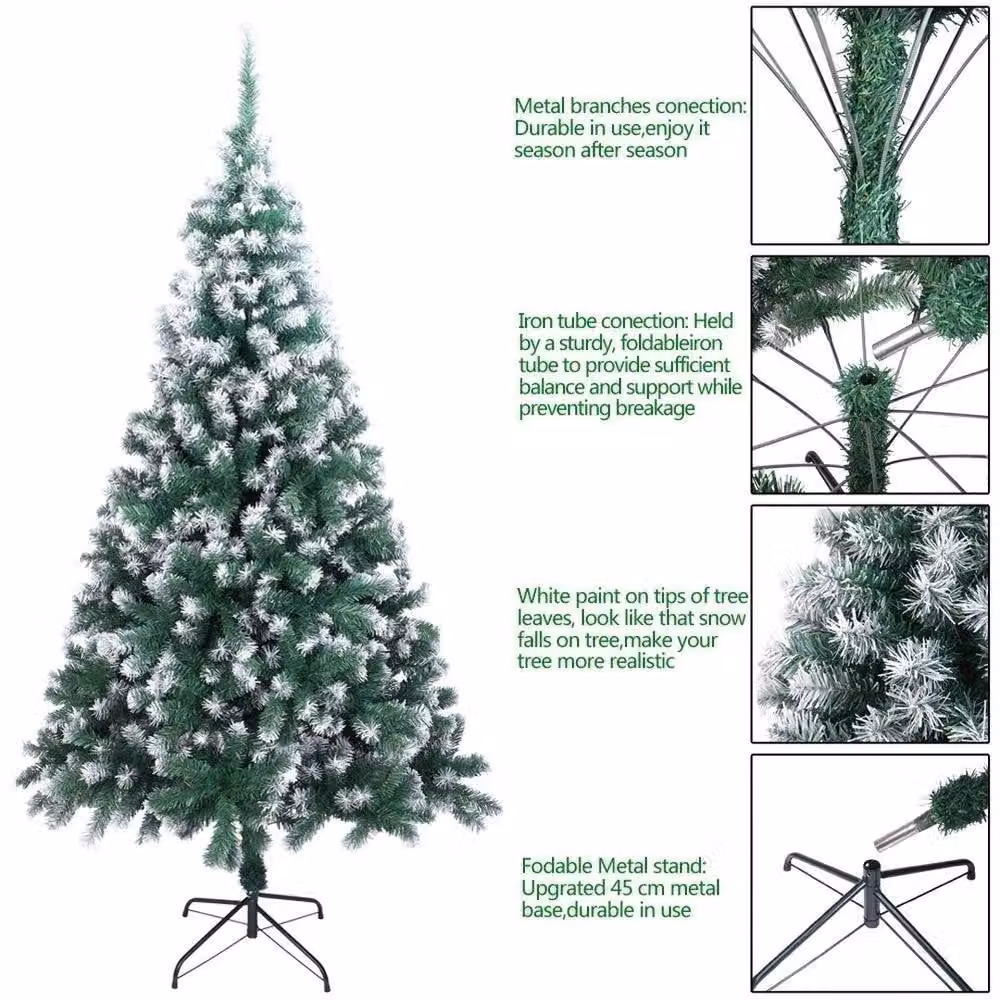 Kelvenix 7ft Artificial Green Christmas Tree – 3