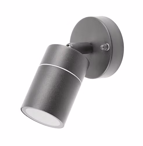 CGC Lighting Adjustable Stainless Steel GU10 Outdoor Wall Light, Grey – 4