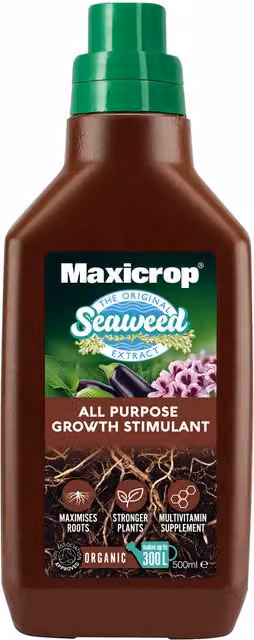 Maxicrop Organic Seaweed Plant Growth Stimulant and Tonic, 500ml – 1