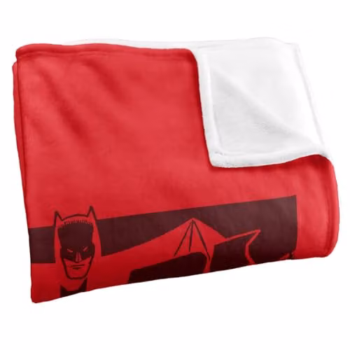 Warner Bros. Batman Kanji Logo Super Soft Fleece Throw Blanket, Multicolour, W: 91.44 cm x L: 147 cm – 2