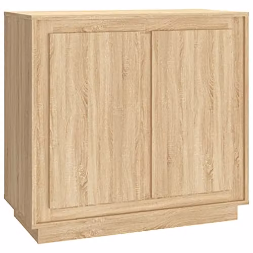 vidaXL Brown Engineered Wood Sideboard W/D/H: 80 x 34 x 75 cm – 1