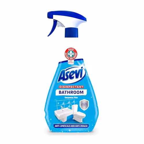 Asevi Antibacterial Bathroom Disinfectant and Mould Cleaning Spray, 720ml – 2