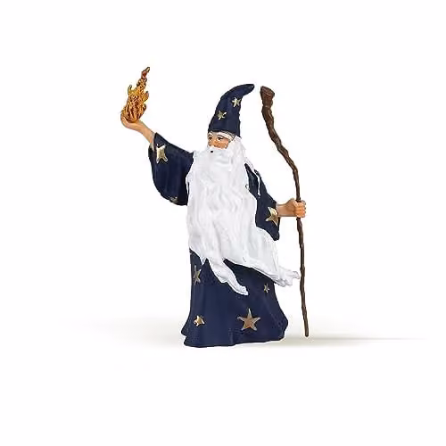 Papo Merlin The Enchanter Figure from the Enchanted World Collection in Multicolour
