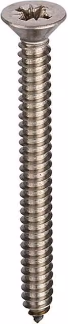 Unifix A2-304 Silver Stainless Steel Pozidriv Self-Tapping Screws