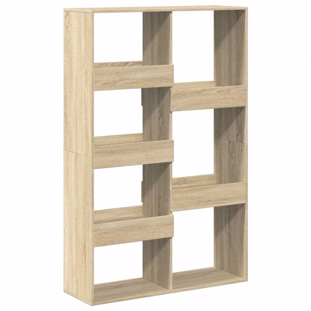 Berkfield Home Sonoma Oak Room Divider in Light Oak, W/D/H: 100 x 33 x 155.5 cm – 3
