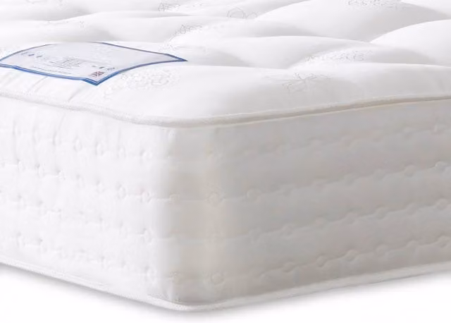 Flexisleep Eco Natural Pocket 1500 Adjustable Bed Mattress, White, W: 180 cm, D: 200 cm