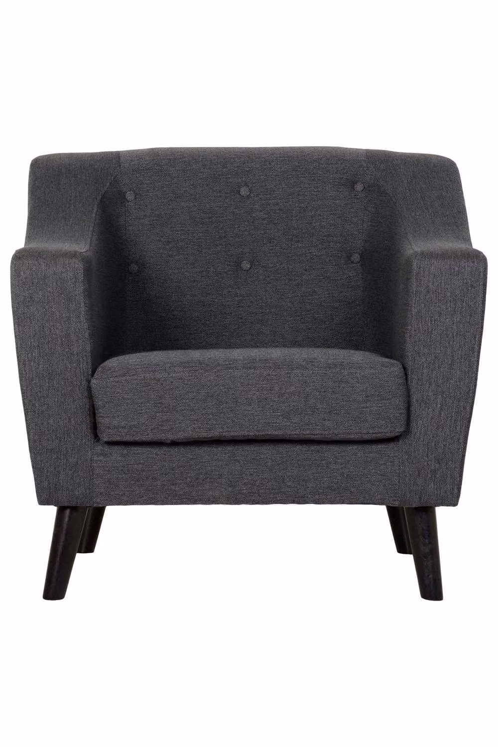 Seconique Ashley Grey Fabric Armchair – 5