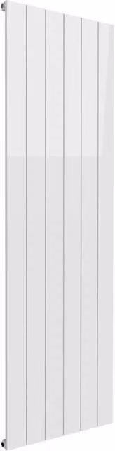 Bathroom Kingdom Casina White Single Flat Panel Vertical Aluminium Radiator H: 1800 mm, W: 565 mm