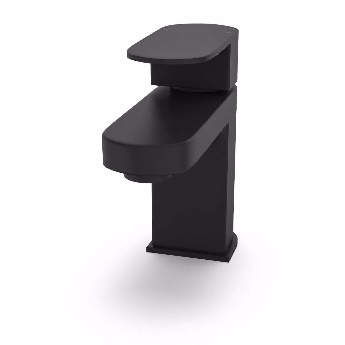 Nes Home Matte Black Brass Single Lever Mono Basin Mixer Tap – 3
