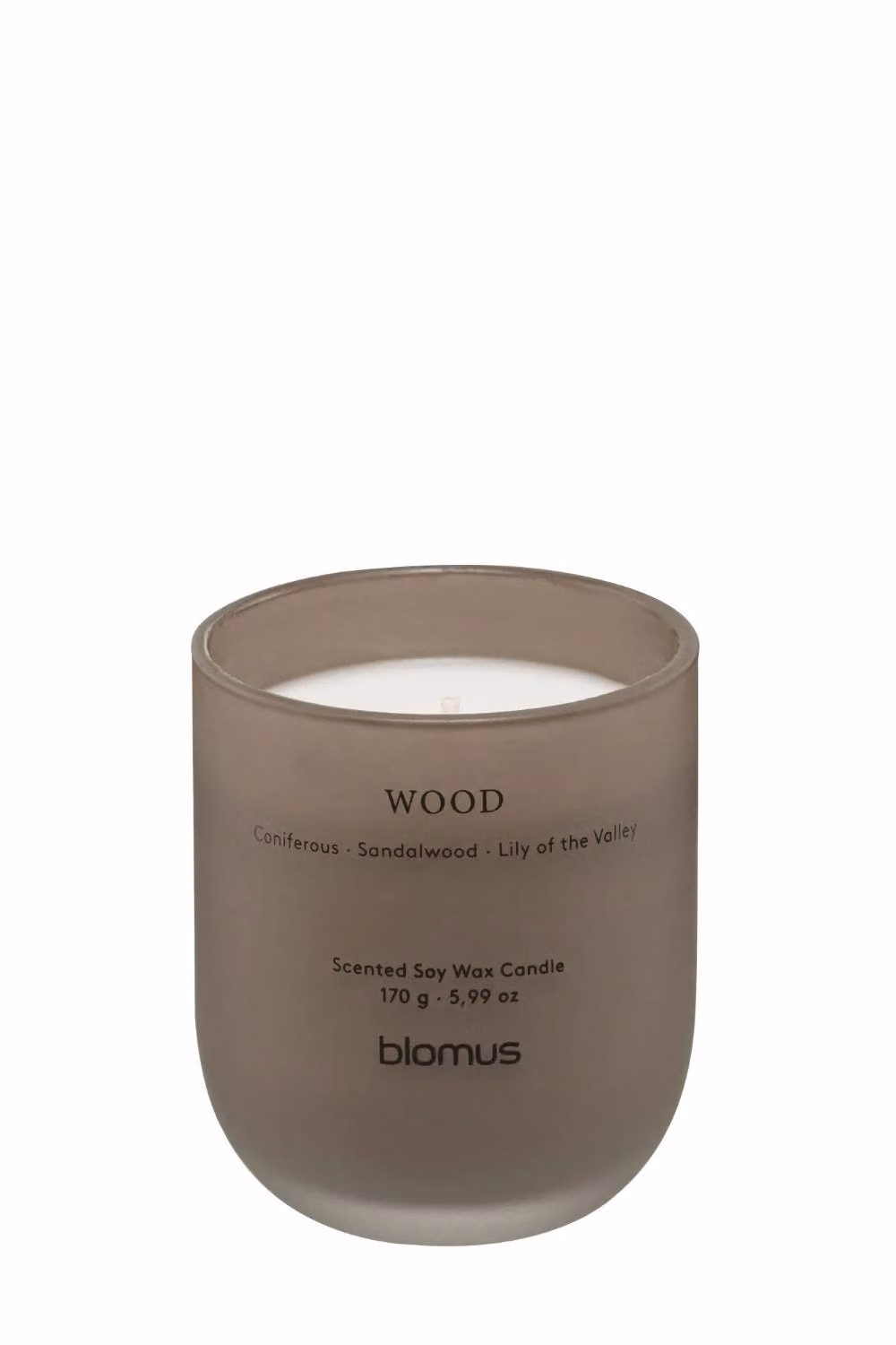 Blomus TUOKSU Wood Scented Soy Wax Candle in Light Brown – 2