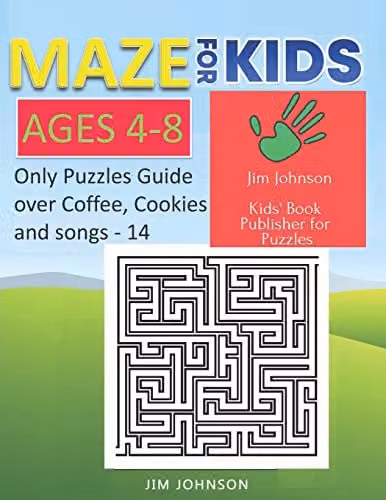Independently Published Maze Book for Kids Ages 4-8 with 100 Full Size A4 Mazes, Multicolour