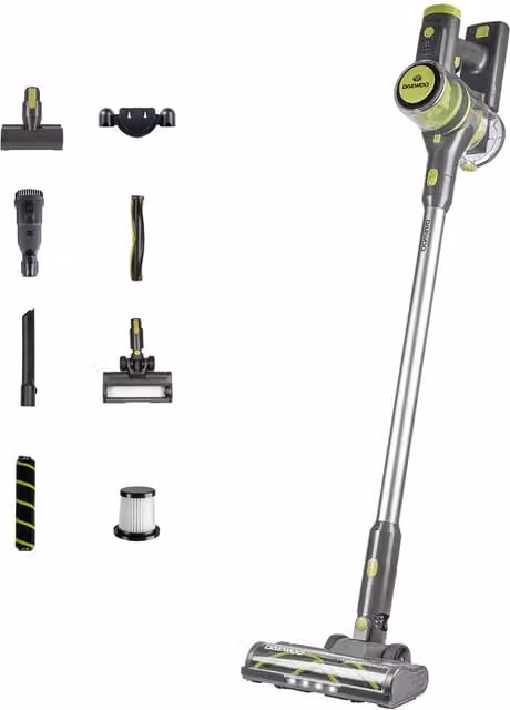 Daewoo CycloneFreedom 2-in-1 Bagless Cordless Stick and Handheld Vacuum Cleaner in Grey