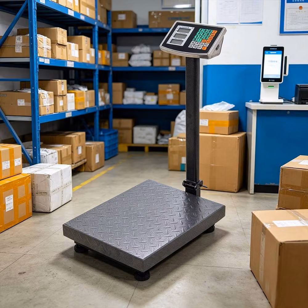 Ventryn Heavy Duty Digital Shipping Parcel Scale with Metal Platform, Black, W/D/H: 73.0 x 40.0 x 10.0 cm – 2