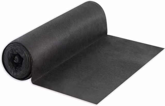 GEEZY Set of 4 Black Non-Woven Weed Control Fabric for Ornamental and Vegetable Gardens