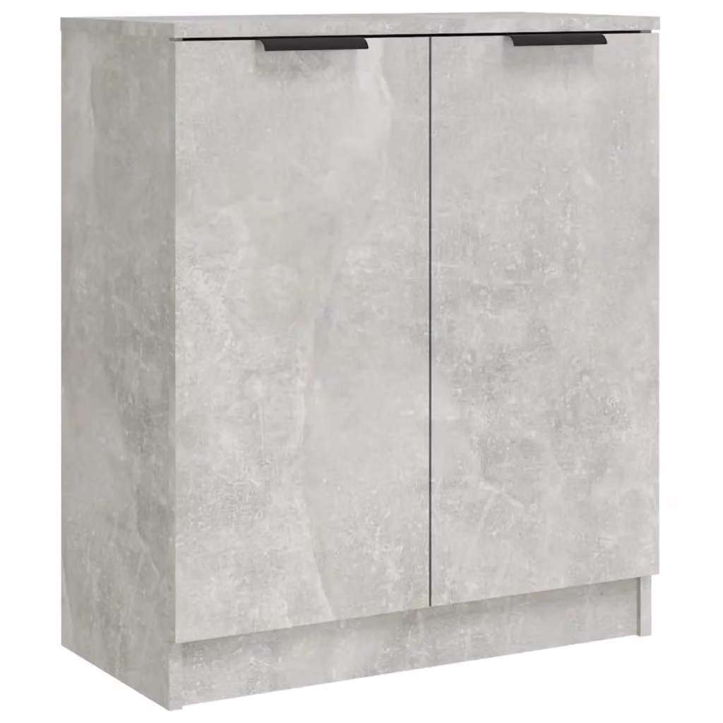 Berkfield Home Concrete Grey Minimalist Sideboard in Engineered Wood W/D/H: 60 x 30 x 70 cm – 2